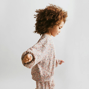 Брюки повседневные Wheat "Chevy Rose Dust Flowers", розовый мираж